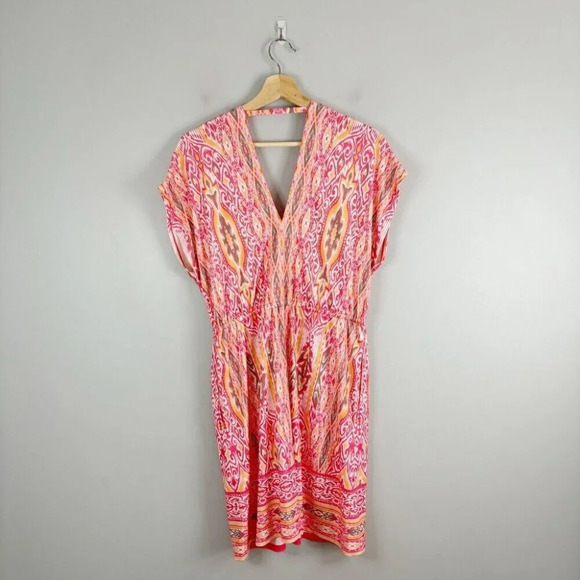 Hale Bob Printed Dress V Neck - Picture 12 of 14